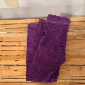 Crewcuts Bright Grape Stretch Corduroy Leggings